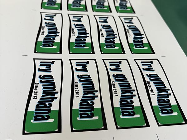 モトジムカーナ大会の認定ステッカー　大見　様