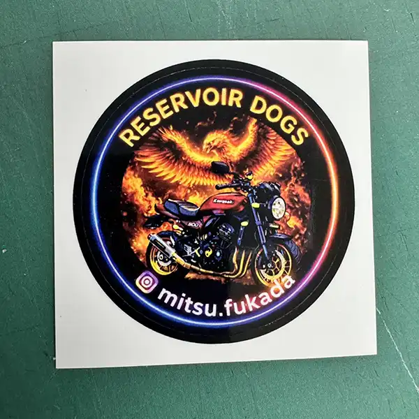 バイクイベント配布用ステッカー フカダ 様