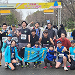 応援幕：持ち運びに便利なポンジ生地の横断幕　大道アスリートクラブ　様