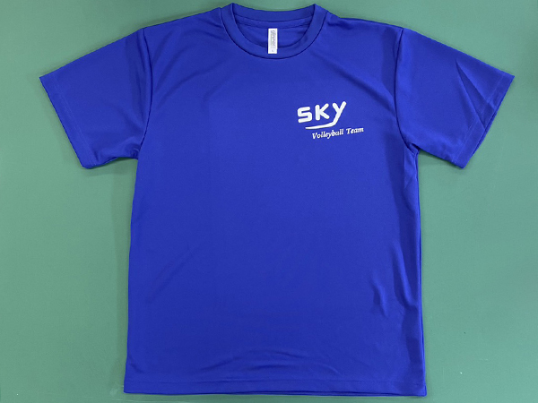 チームTシャツ（グリマー 半袖 4.4oz ドライTシャツ）　バレーボールチーム・ＳＫＹ　様