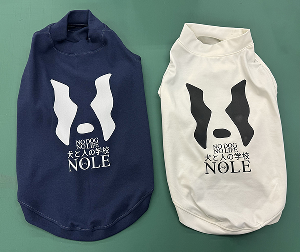 ドッグウエアへのプリント　犬と人の学校NOLE（ノーレ）　様