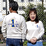 お店のユニフォーム　トレーナープリント　カラオケスタジアムNo.1　様