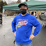 チームパーカー　パーカープリント　モトジムカーナ パイロンマン　様