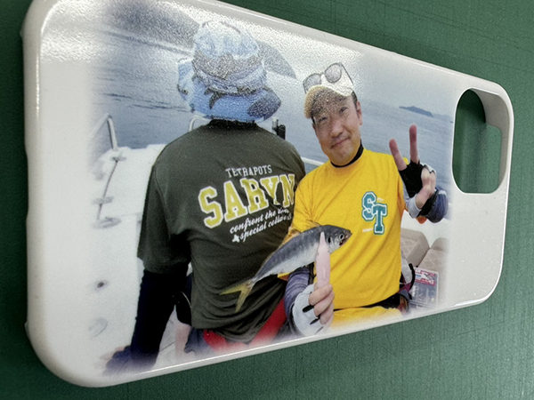 iPhoneカバー：趣味の釣り写真を使ったiPhoneカバーの作成　山下　様