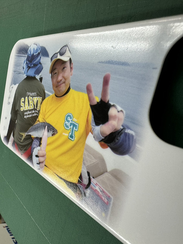 iPhoneカバー：趣味の釣り写真を使ったiPhoneカバーの作成　山下　様